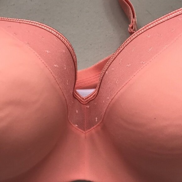 NWT Voglio salmon colour padded underwire tshirt bra size 42DD - Picture 4 of 8